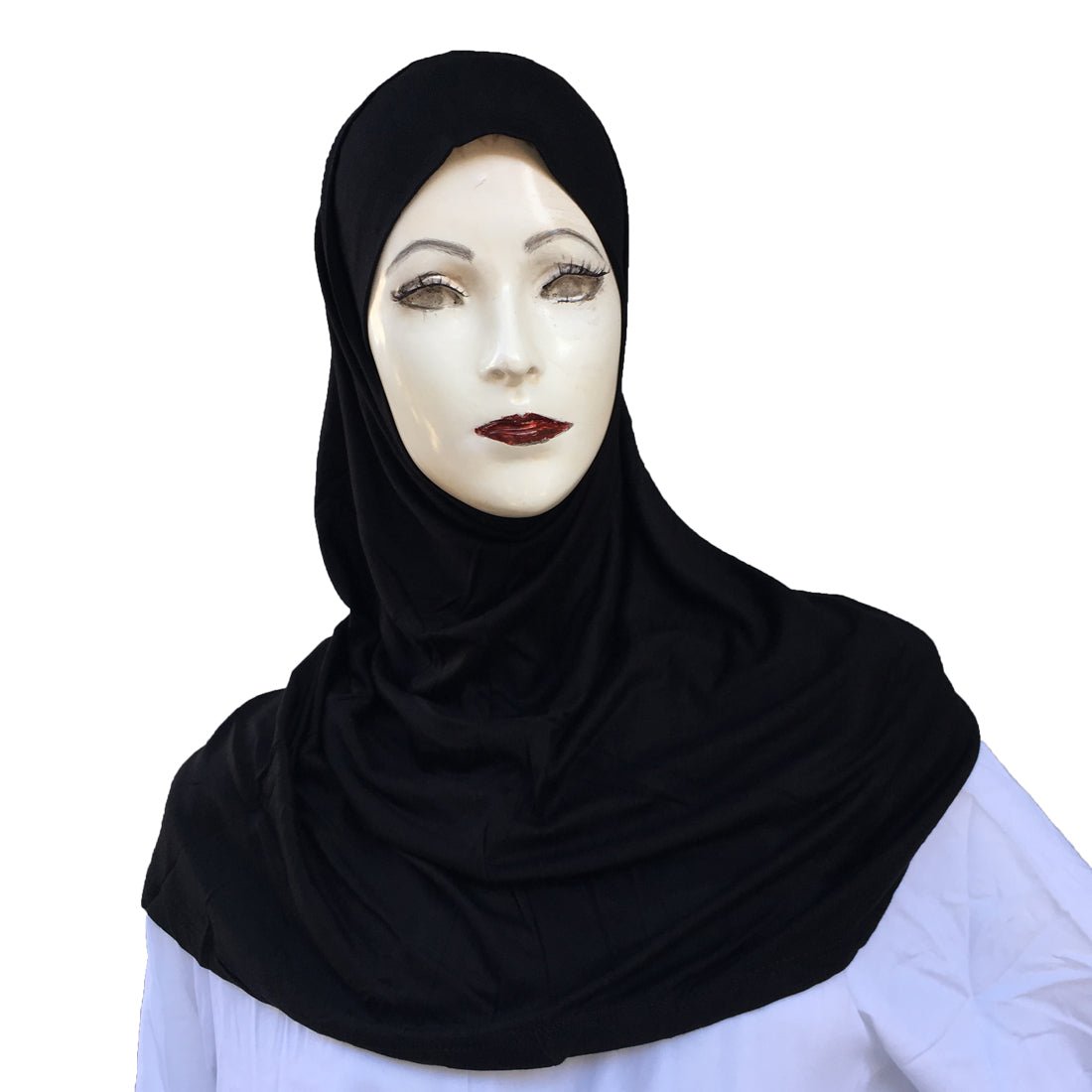 FARAH Black 2 piece al Amira Hijab Soft Viscose